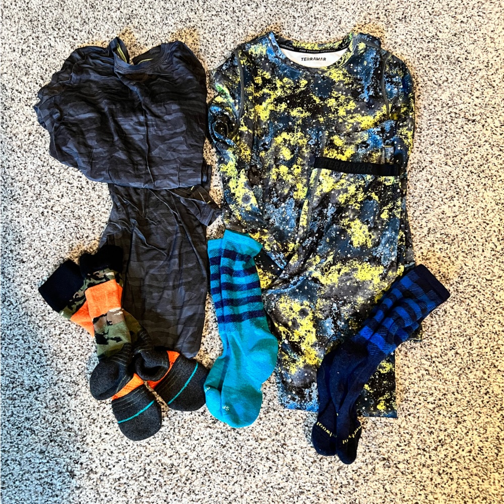 Boys ski gear